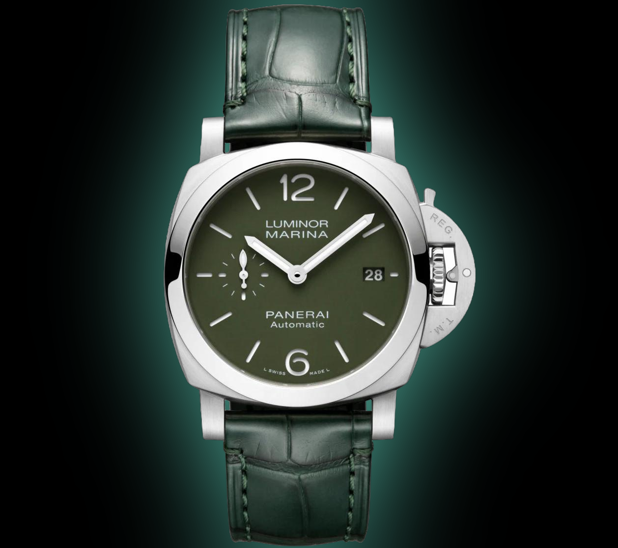 Panerai Luminor Marina 01304 Green Dial, Stainless Steel