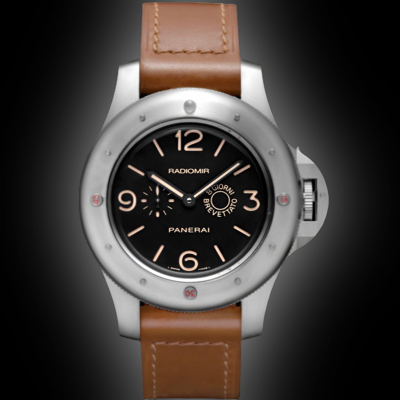 Panerai Radiomir 00341 Black Dial, Titanium, mm, Egiziano