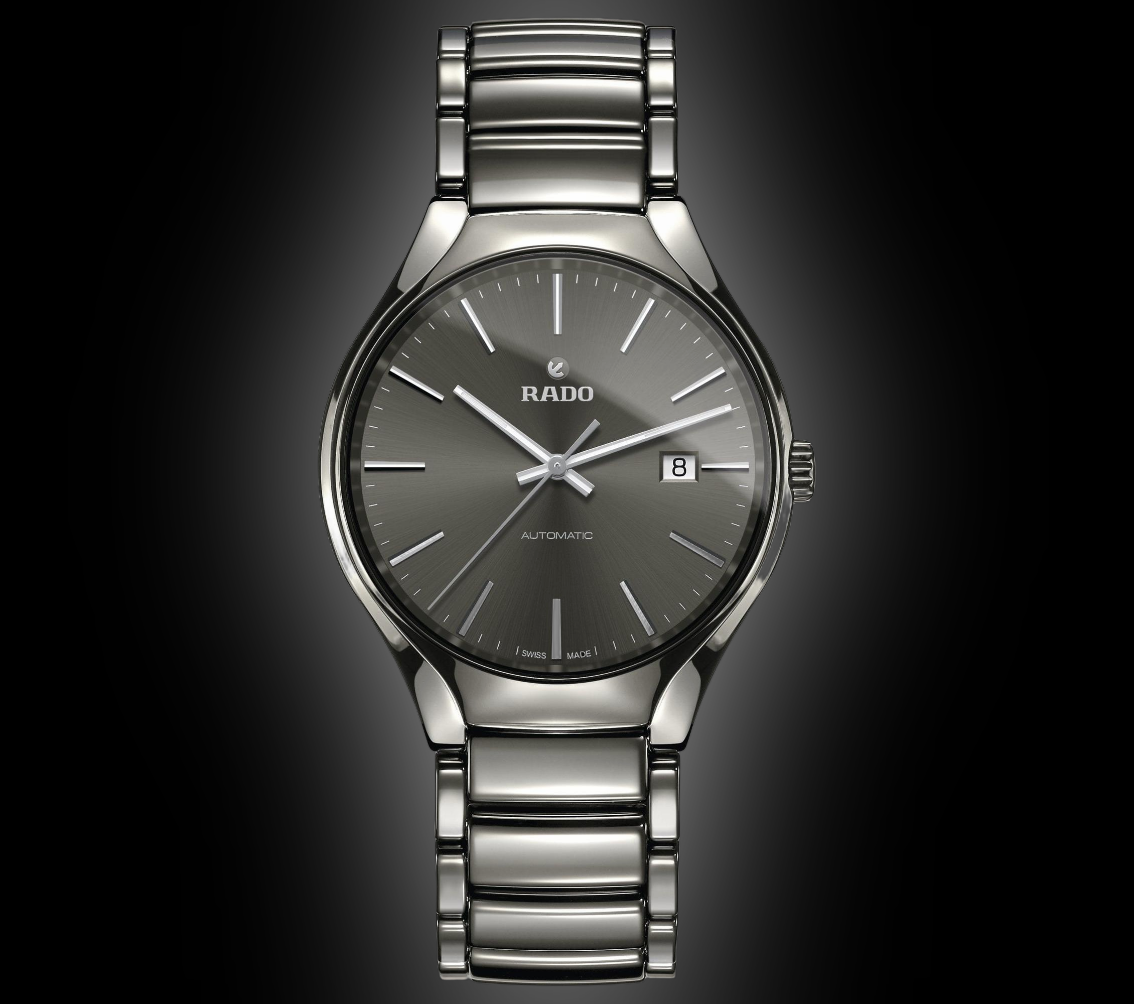 Zoom Rado Watch Rado TRUE Round 2705 Gray Dial, Plasma High-Tech Ceramic, Titanium ...