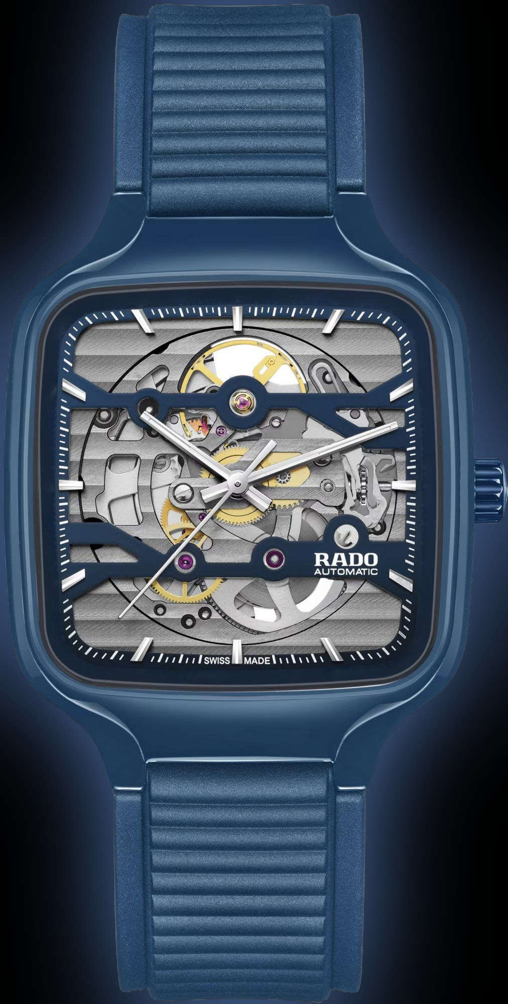 Rado TRUE Square 2717 Skeleton Rhodium Dial, High-Tech