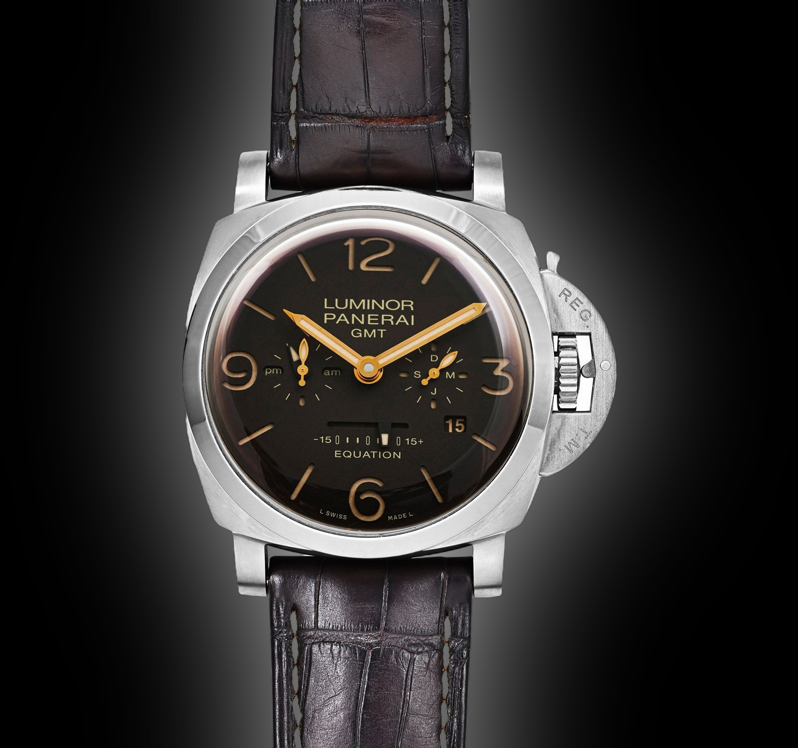Panerai Luminor 1950 36500 Brown Dial, Titanium, 50.0 mm, Titanio