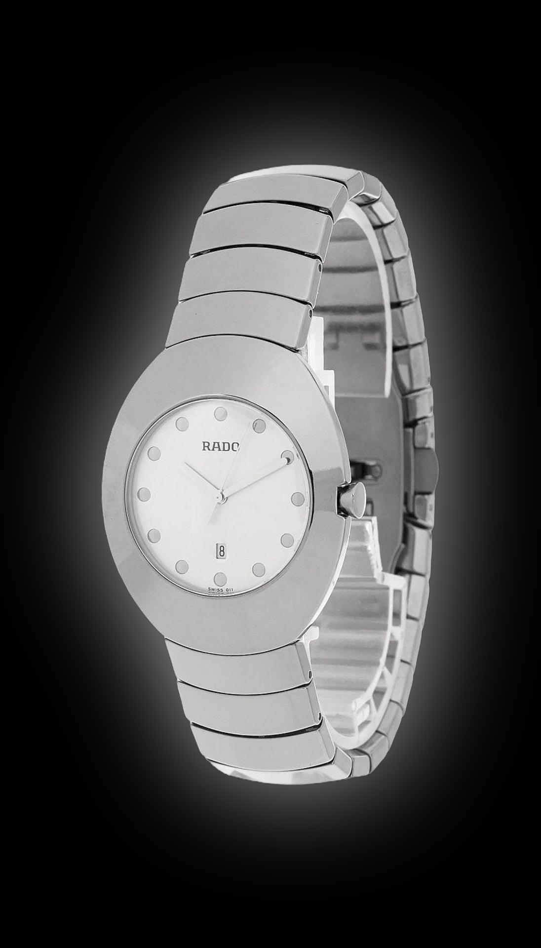 Rado Elementa R26493112 Silver Dial, Ceramic, Ovation, Men's