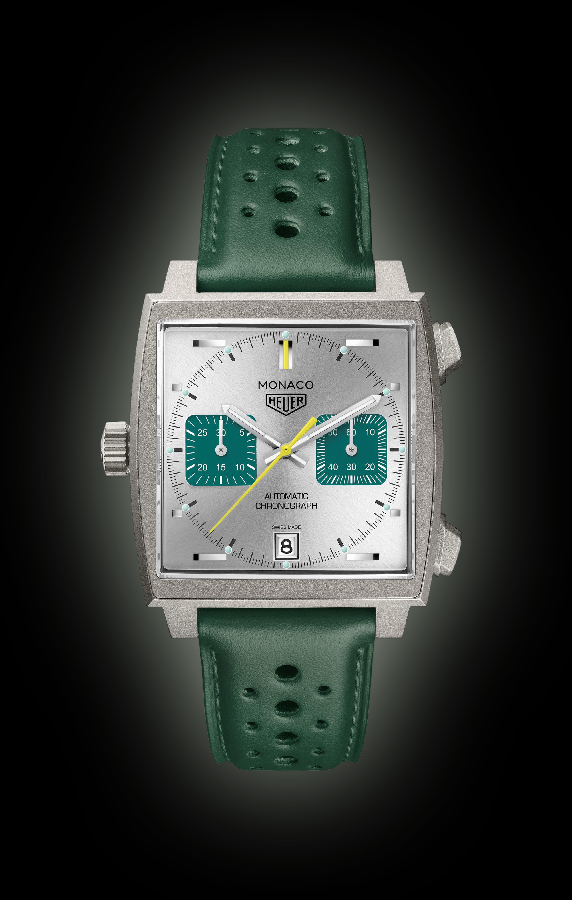 Heuer Watches Tag Heuer Monaco Green Dial TAG Heuer Monaco FC6565