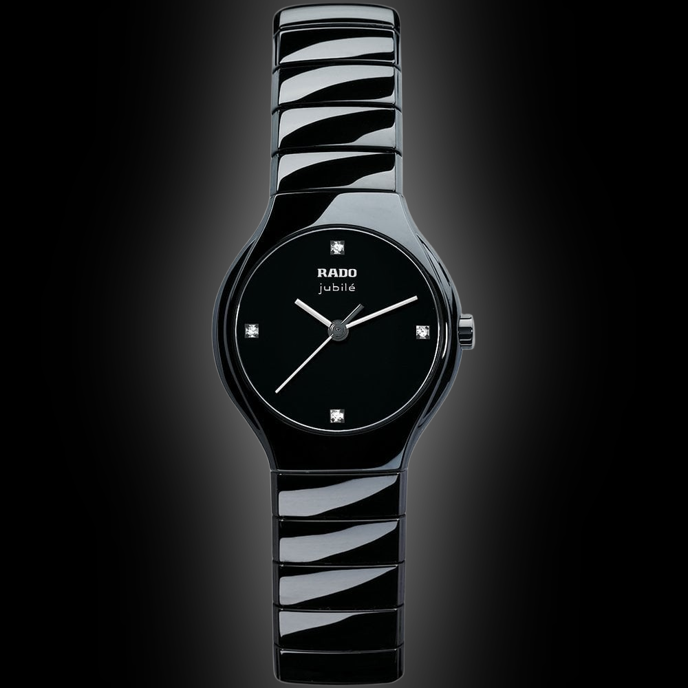 Rado TRUE 2765 Black Dial, Ceramic, 27.0 mm, Ladies Watch