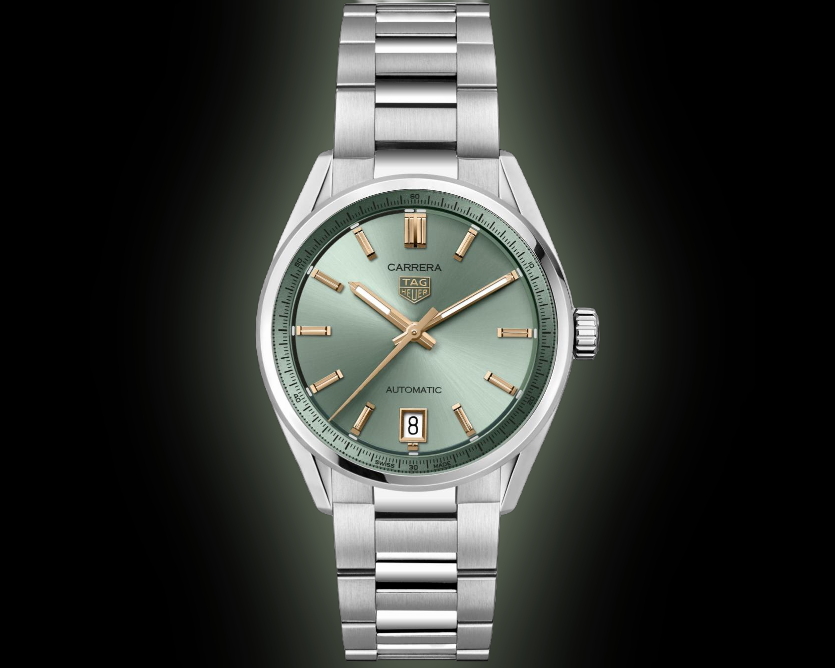 TAG Heuer Carrera BA0001 Pink Dial, Steel, Date, Calibre 7