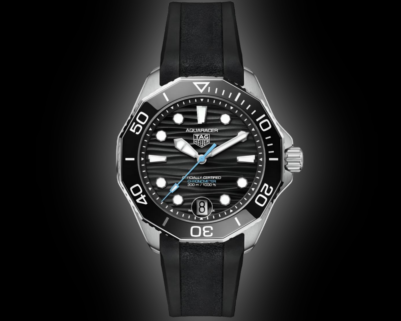 TAG Heuer Aquaracer ブラック TAG Heuer AQUARACER Professional 300 Date Automatic Black