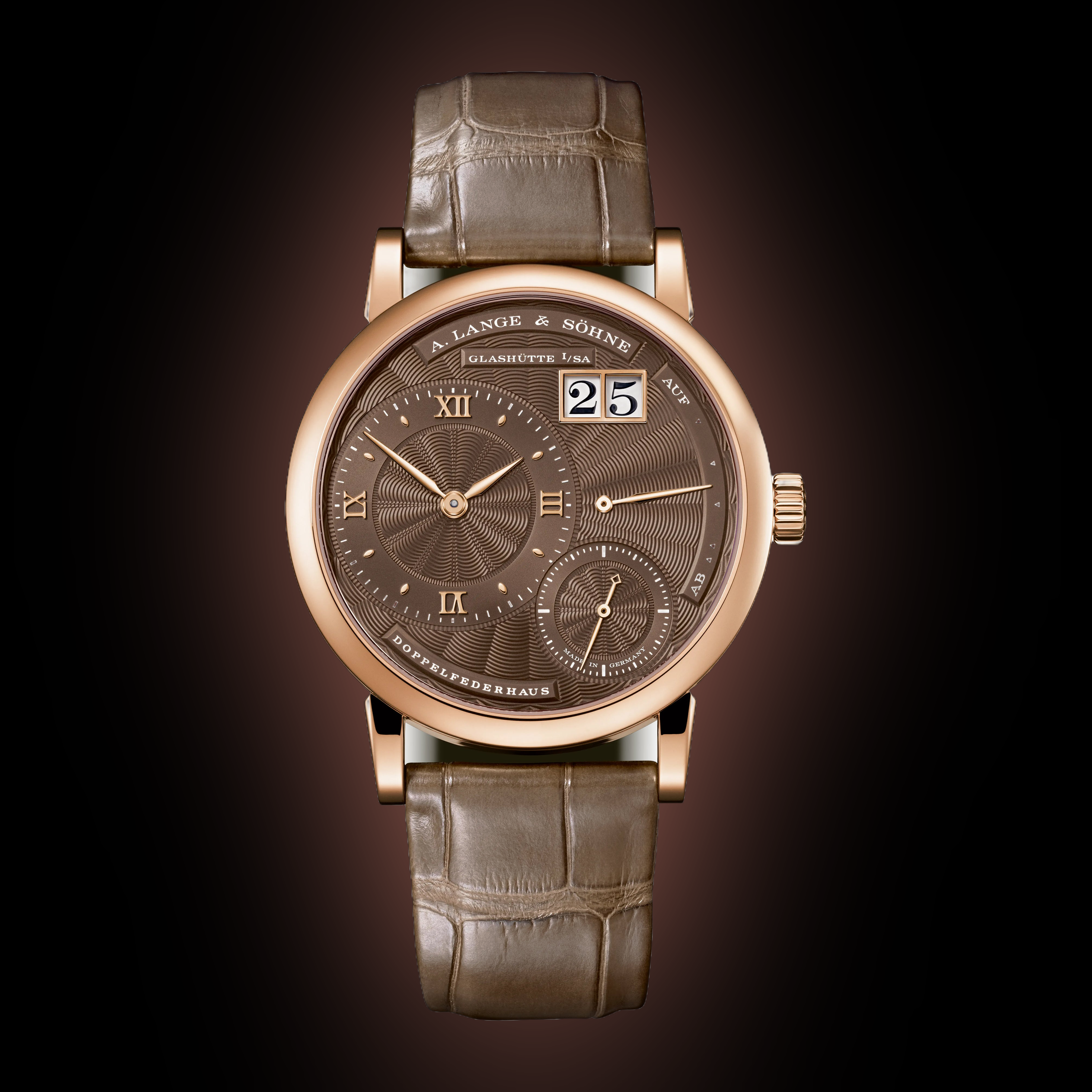 A. Lange & Söhne Lange 1 181 Brown Dial, 18 Carat Pink Gold