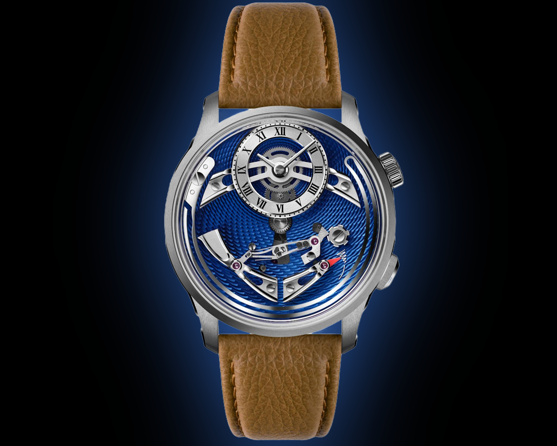 Christopher Ward C1 Bel Canto C01 Azzurro Dial, Titanium