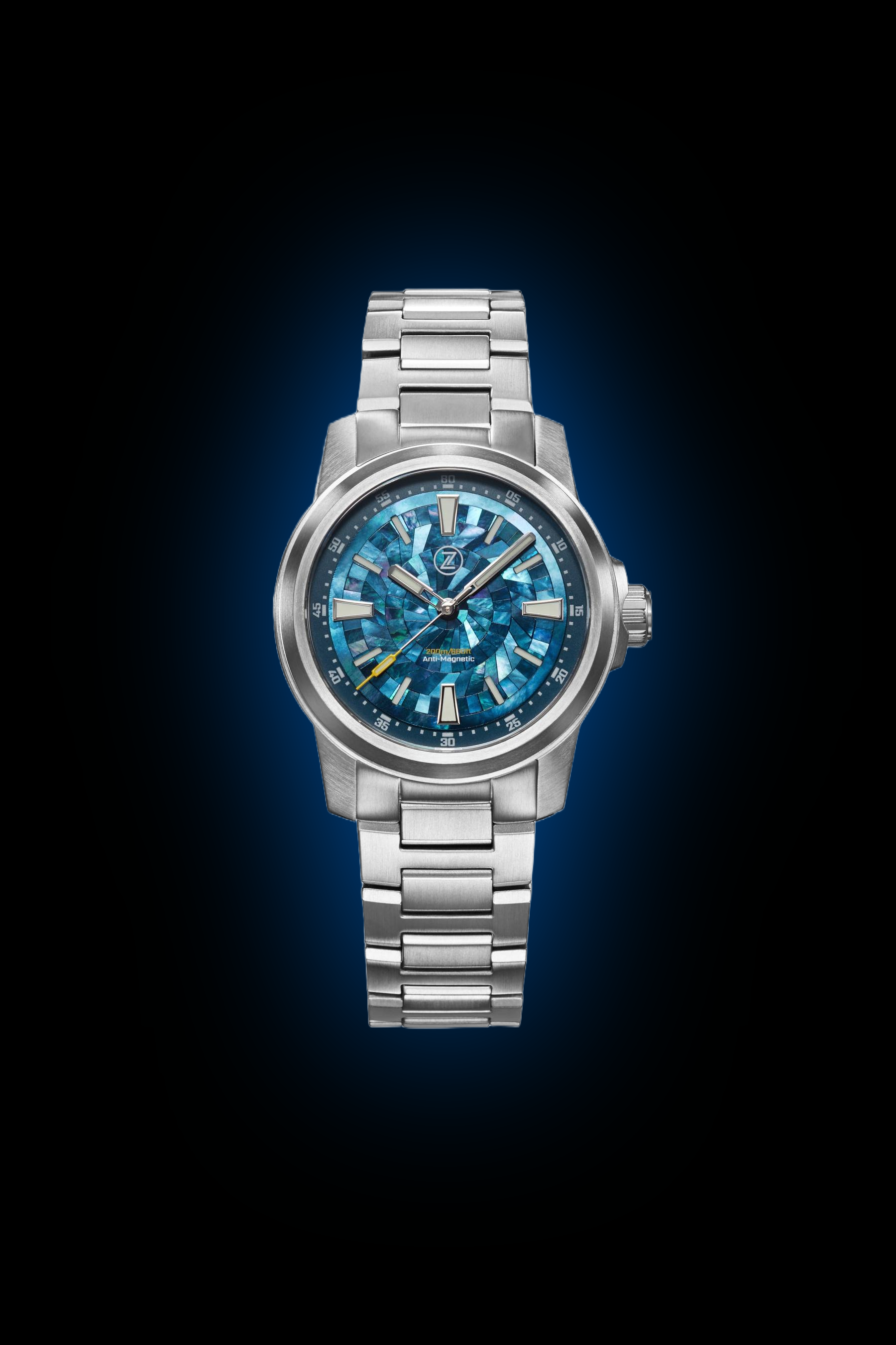 ブランドバッグ通販サイト Zelos Aurora Field 38 mm Diver Ti Mosaic Mother of Pearl ジャケット・アウター