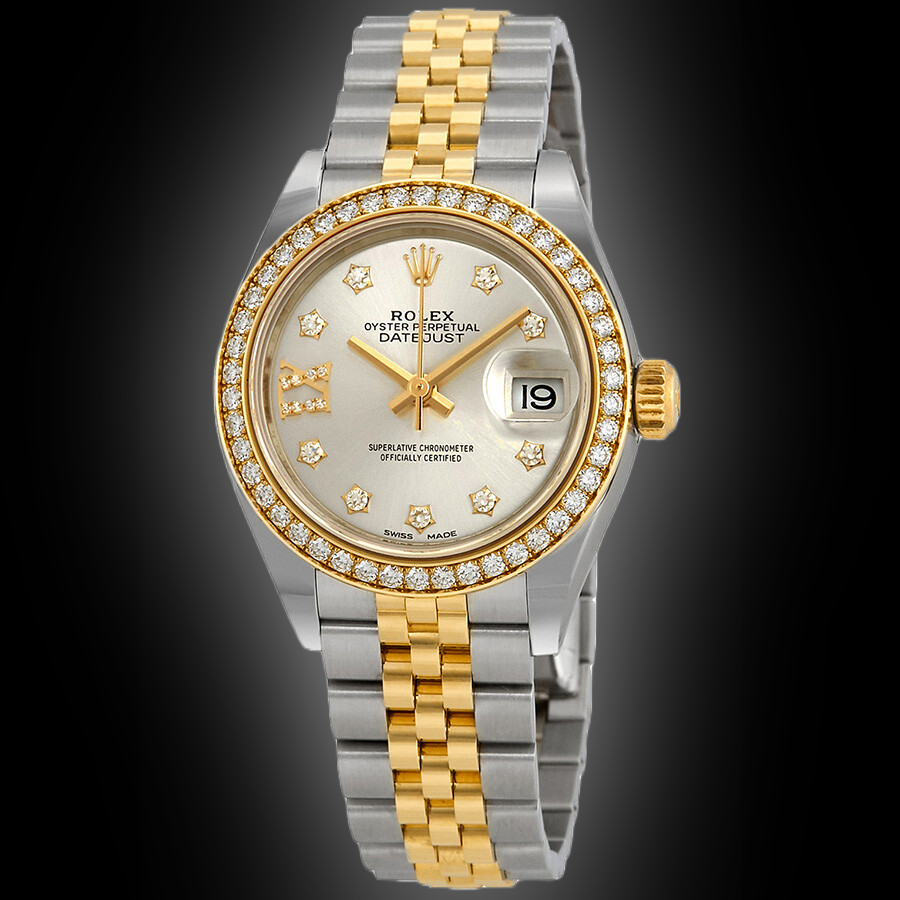 White dove　② Rolex Lady-Datejust 279383 White Dial, 18kt Yellow Gold, 28.0 mm