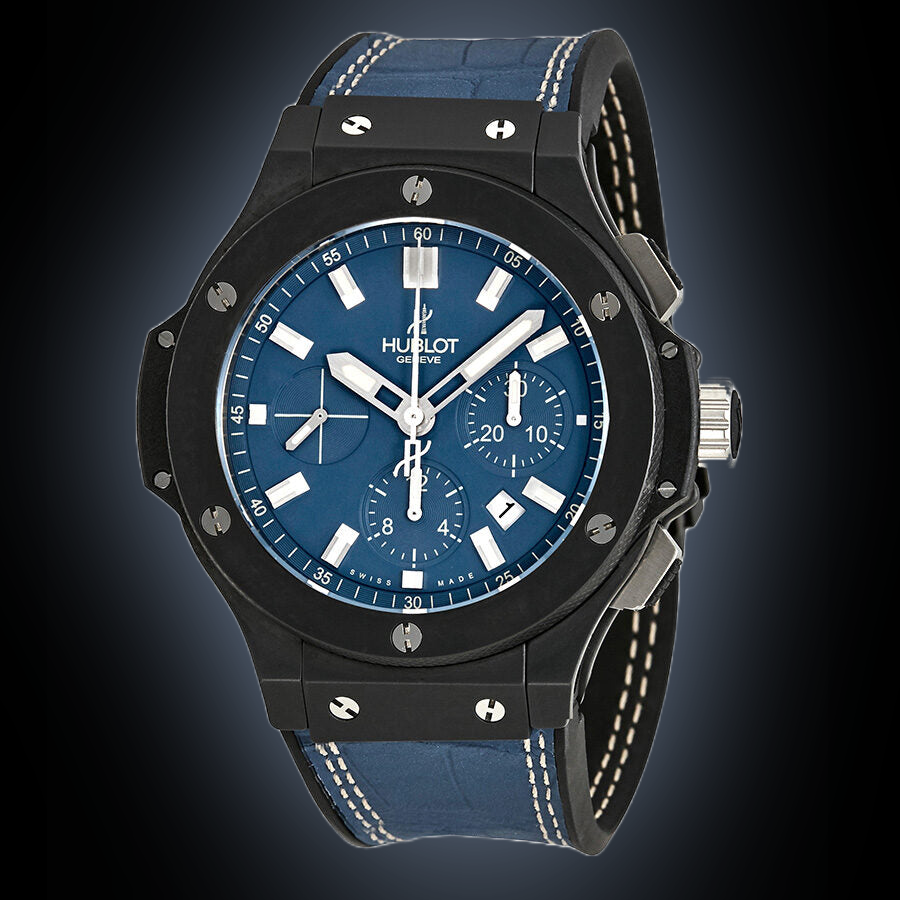 Hublot Big Bang Blue Dial, Black Ceramic, mm, Jeans