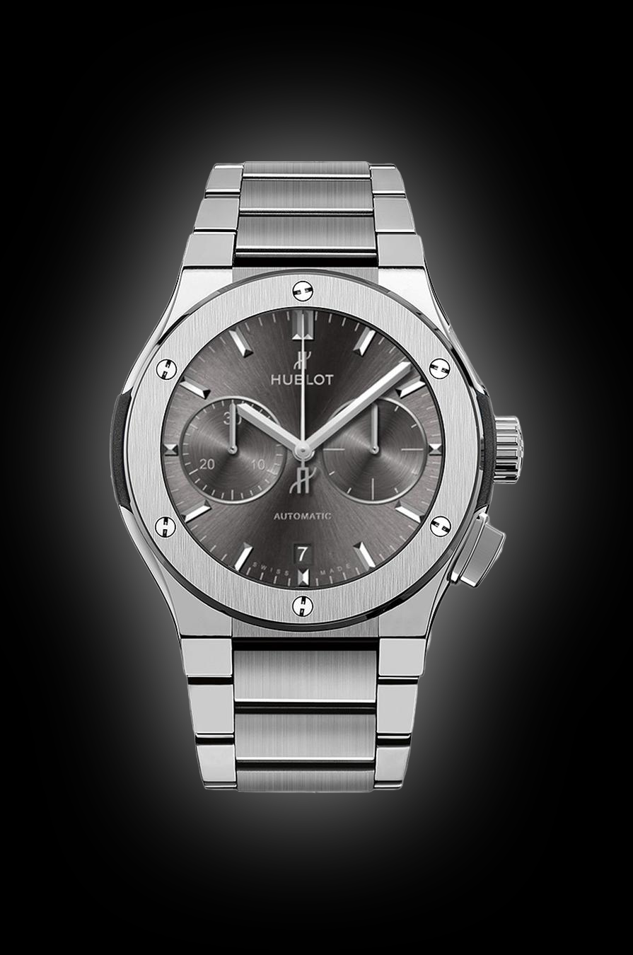 Hublot Classic Fusion 520.NX Grey Dial, Stainless Steel, 45.0 mm