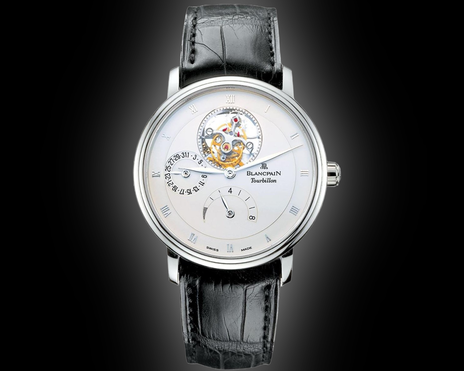 Blancpain Villeret 6025 Opaline Dial, White Gold, 37.5 mm, 8 Jours