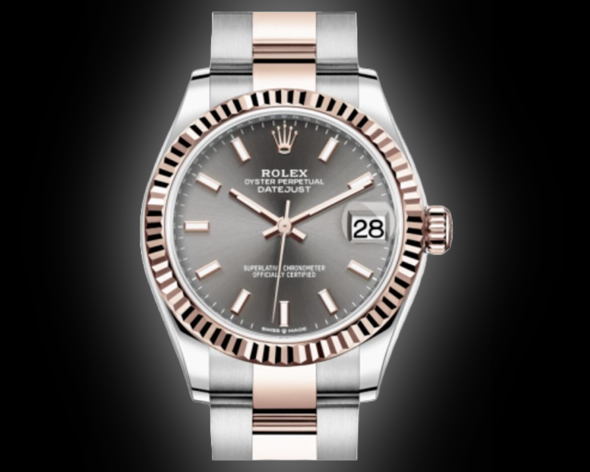 Rolex Datejust 31 278271 Dark Rhodium Dial, Stainless Steel, 31.0 mm ...