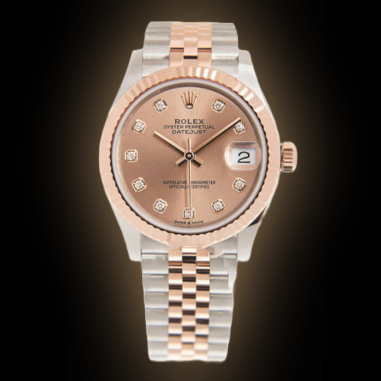 Rolex Datejust 278271 Pink Dial, Stainless Steel, Chronometer
