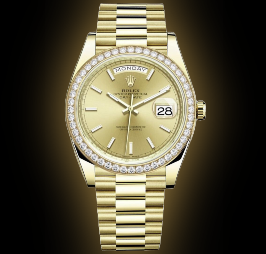 Rolex Day-Date 40 228348 Champagne Dial, 18kt Yellow Gold, President ...