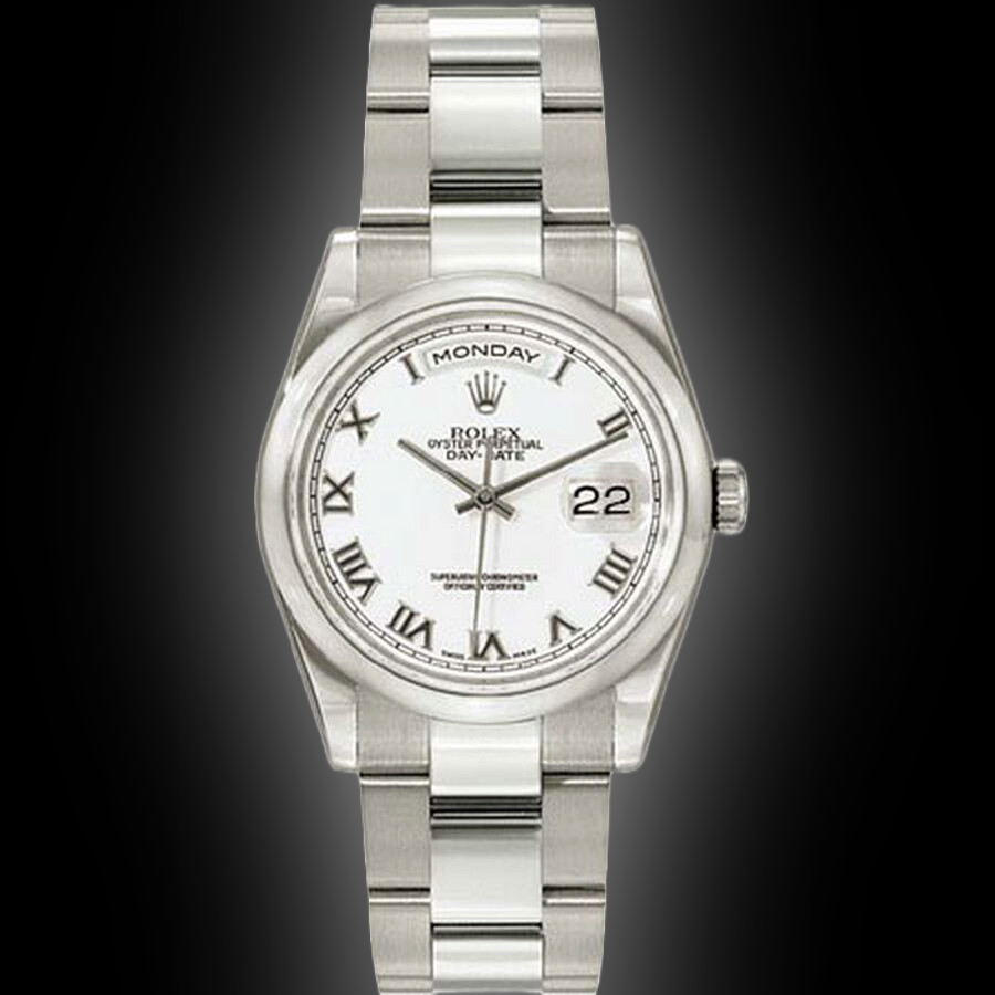 Rolex Day-Date 118209 White Dial, 36.0 mm, Oyster, Automatic  display picture 1