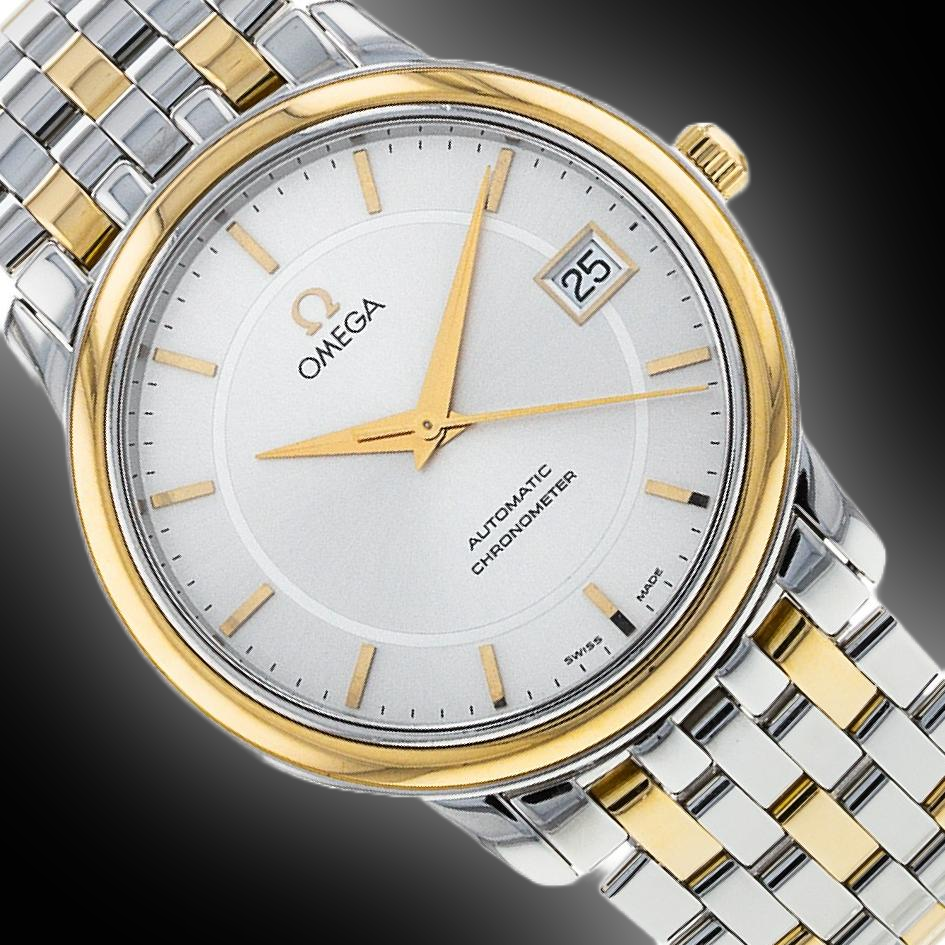 Omega De Ville Prestige 4300.31 Silver Dial, Yellow Gold, 34.7 mm