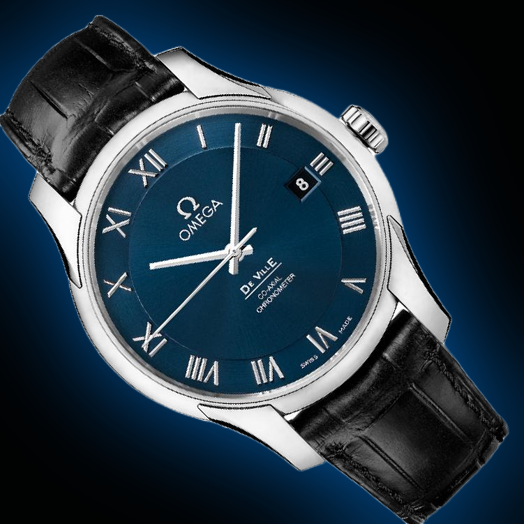 Omega De Ville 41 431.13 Blue Dial, Stainless Steel, 41.0 mm, Co-Axial