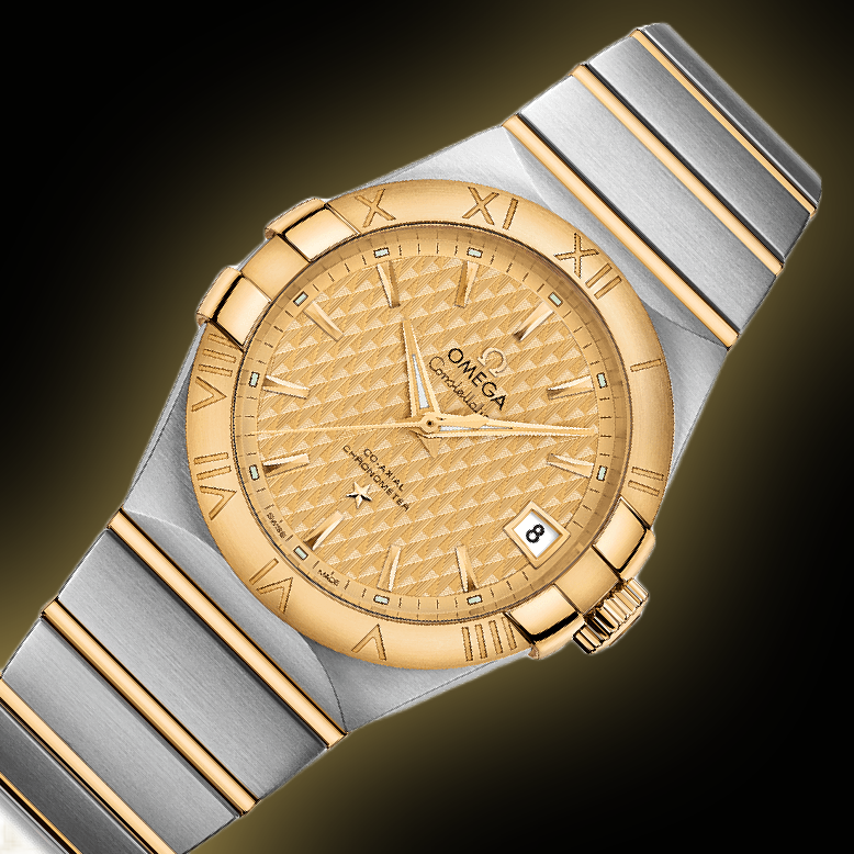 Omega Constellation 38 123.20 Champagne Dial, Yellow Gold, 38.0 mm