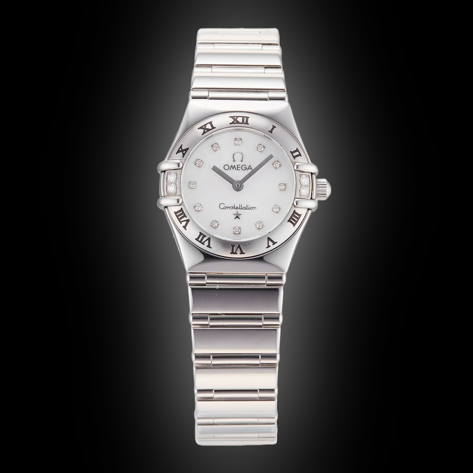 Omega Constellation Mini My Choice 1566 76 4P Diamond Bezel Ladies 12P Diamond omega-constellation-my-choice-  main image 2