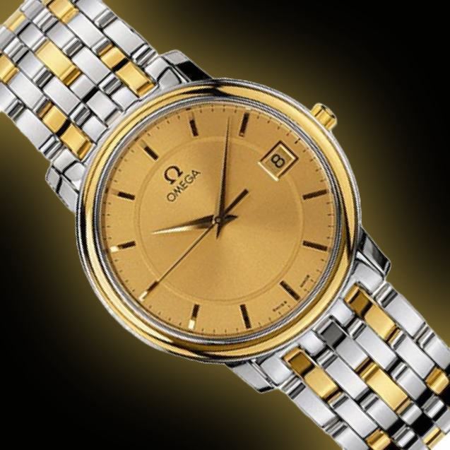 Omega De Ville Prestige 4310.11 Champagne Dial, Yellow Gold, 34.4
