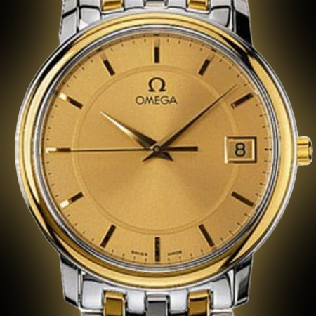 Omega De Ville Prestige 4310.11 Champagne Dial, Yellow Gold, 34.4