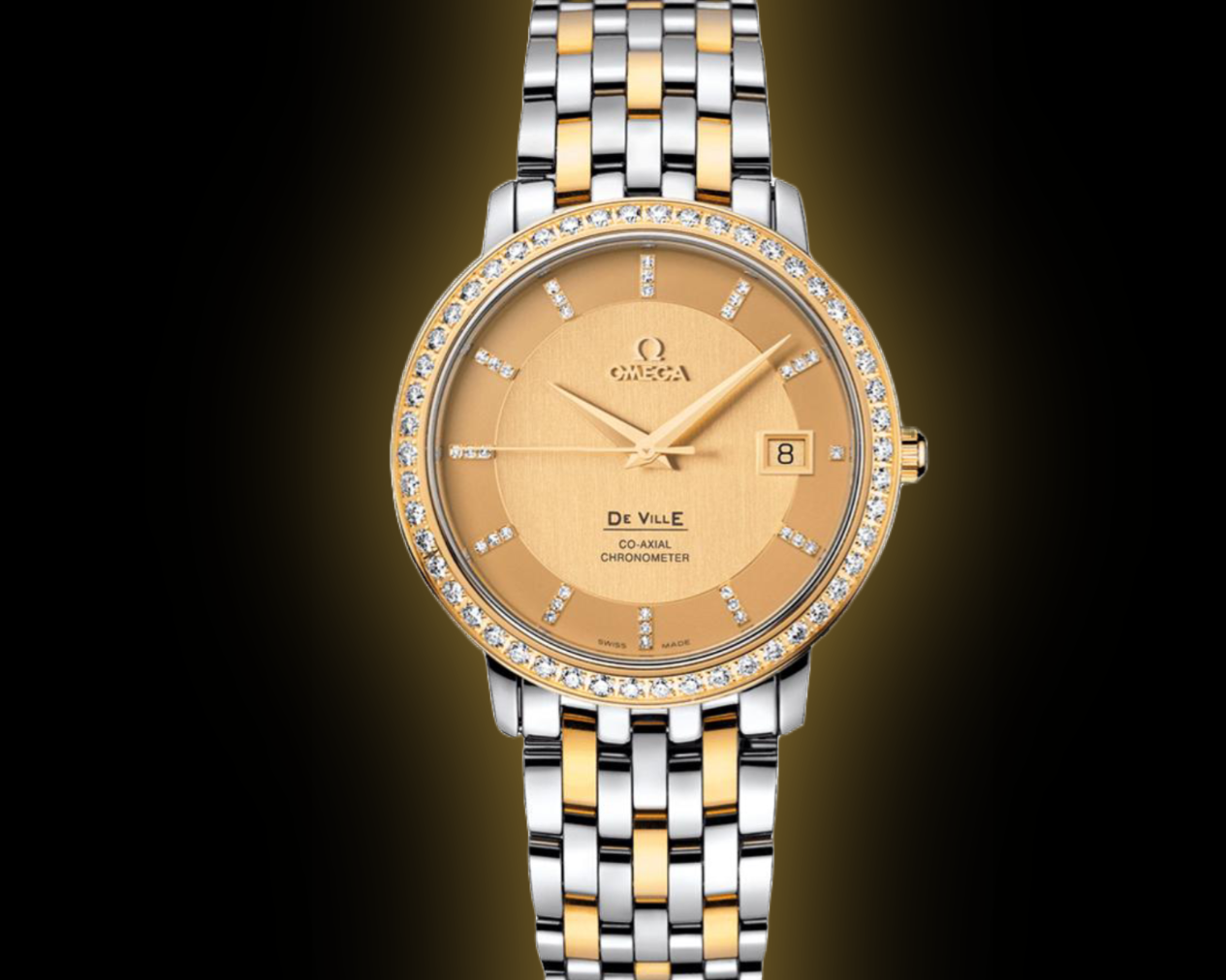 OMEGA DE VILLE CHRONOMETER CO AXIAL ESCAPEMENT POWER RESERVE