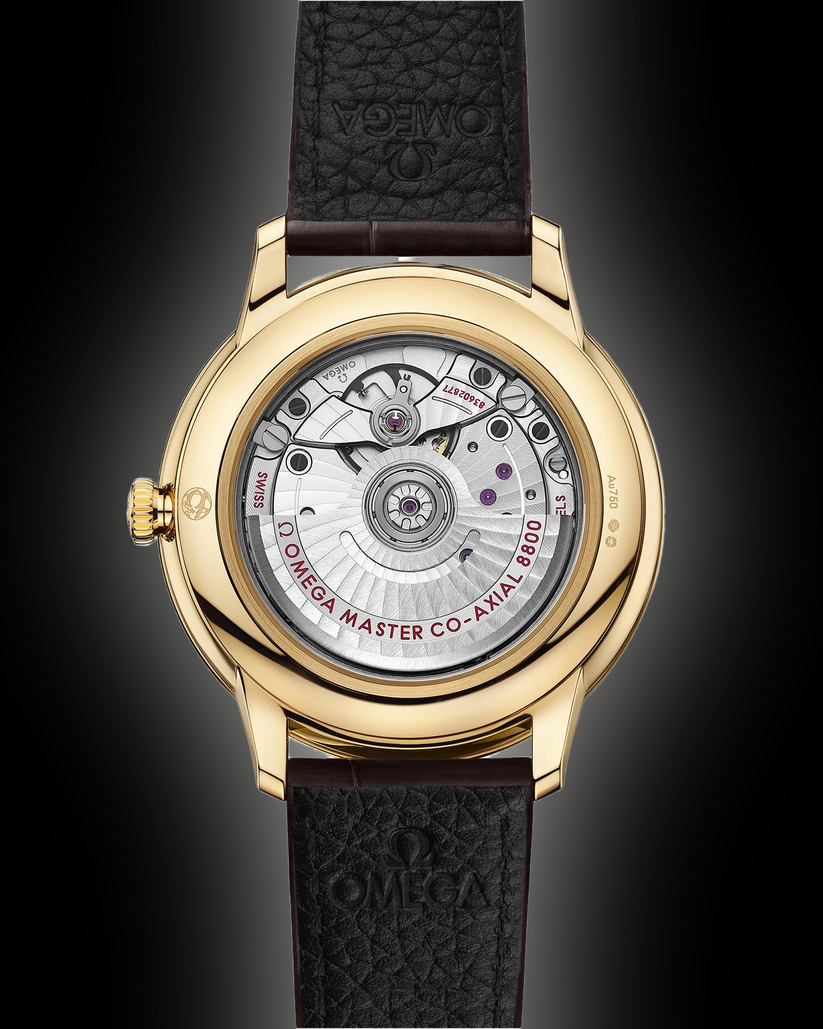 Omega De Ville Prestige 434.53 Silvery Dial, 18K Yellow Gold, 40.0