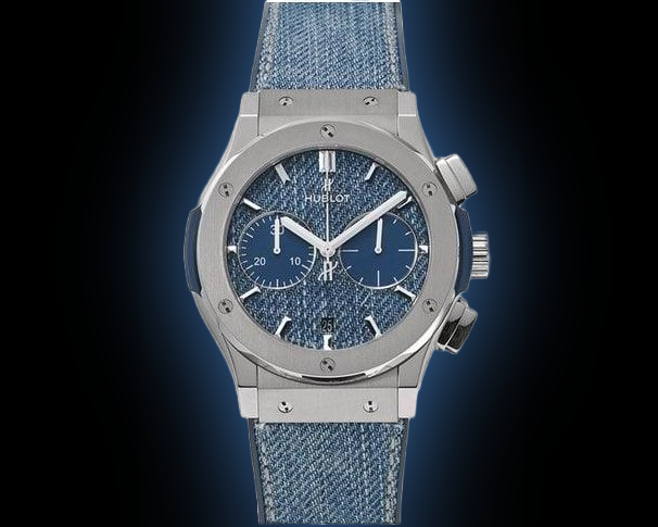 Hublot Classic Fusion 521.NX.2770.NR.JPN18 Blue Dial, Titanium
