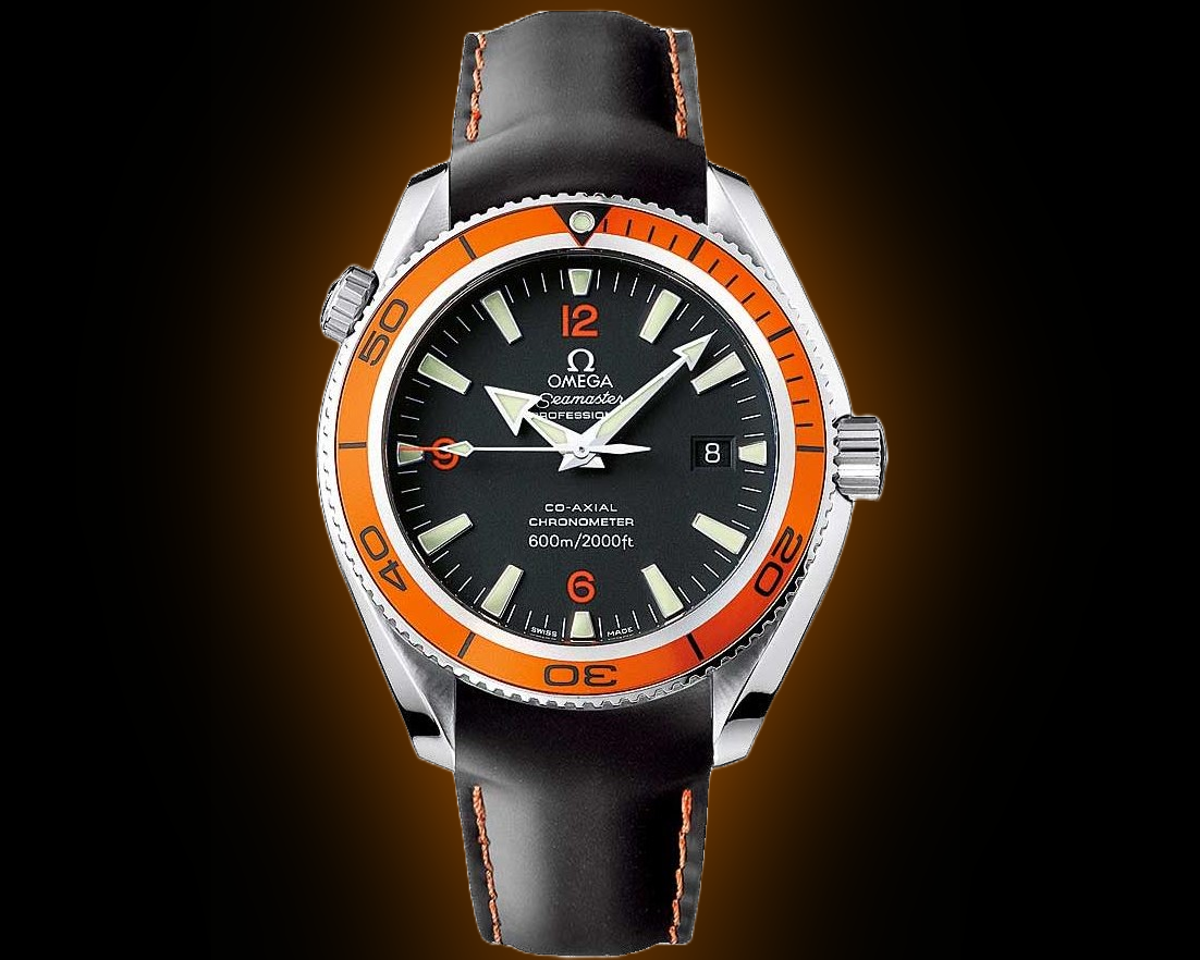 Co Axial Omega Seamaster Professional Orange Bezel Omega