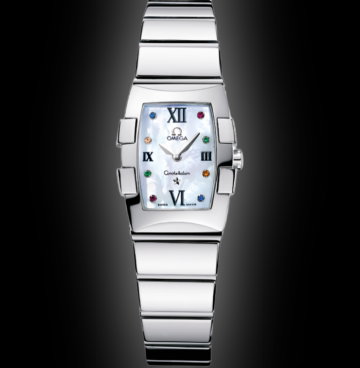 OMEGA constellation chronograph クアドラ OMEGA WATCH CONSTELLATION QUADRA 1841.72.21 QUARTZ