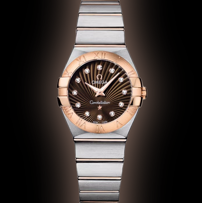 Omega Constellation 24 123.20 Brown Dial, Stainless Steel, 24.0 mm