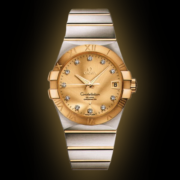 Omega Constellation 38 123.20 Champagne Dial, Yellow Gold, 38.0 mm