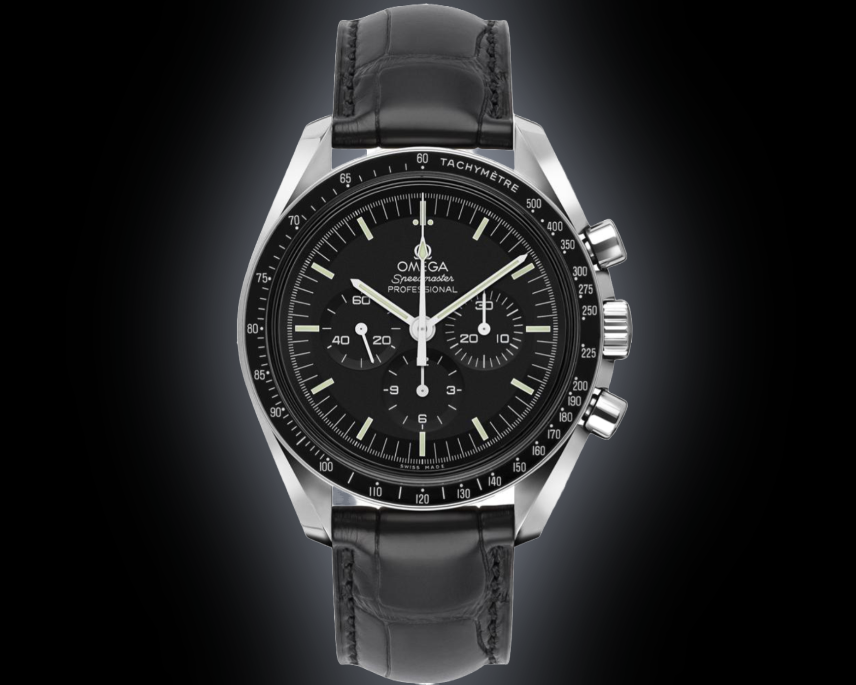 Omega Speedmaster Moonphase 311.33 Black Dial, Stainless
