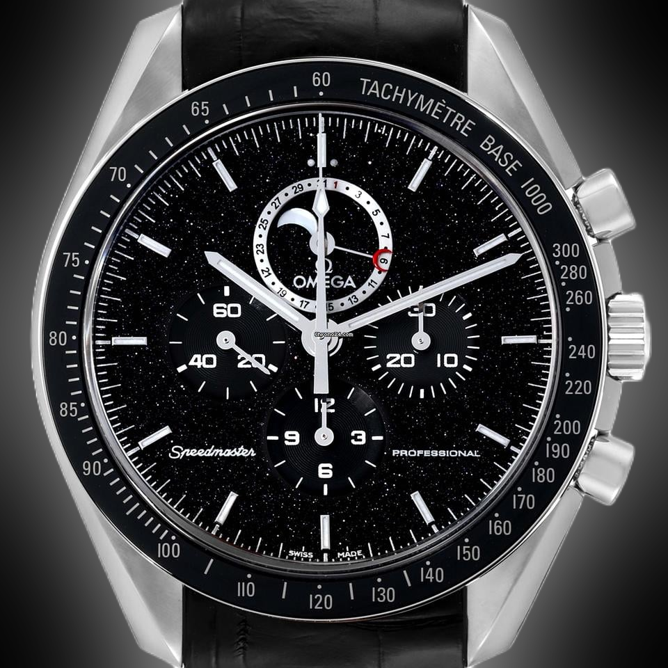 Omega Speedmaster Moonphase 311.33 Black Dial, Stainless Steel