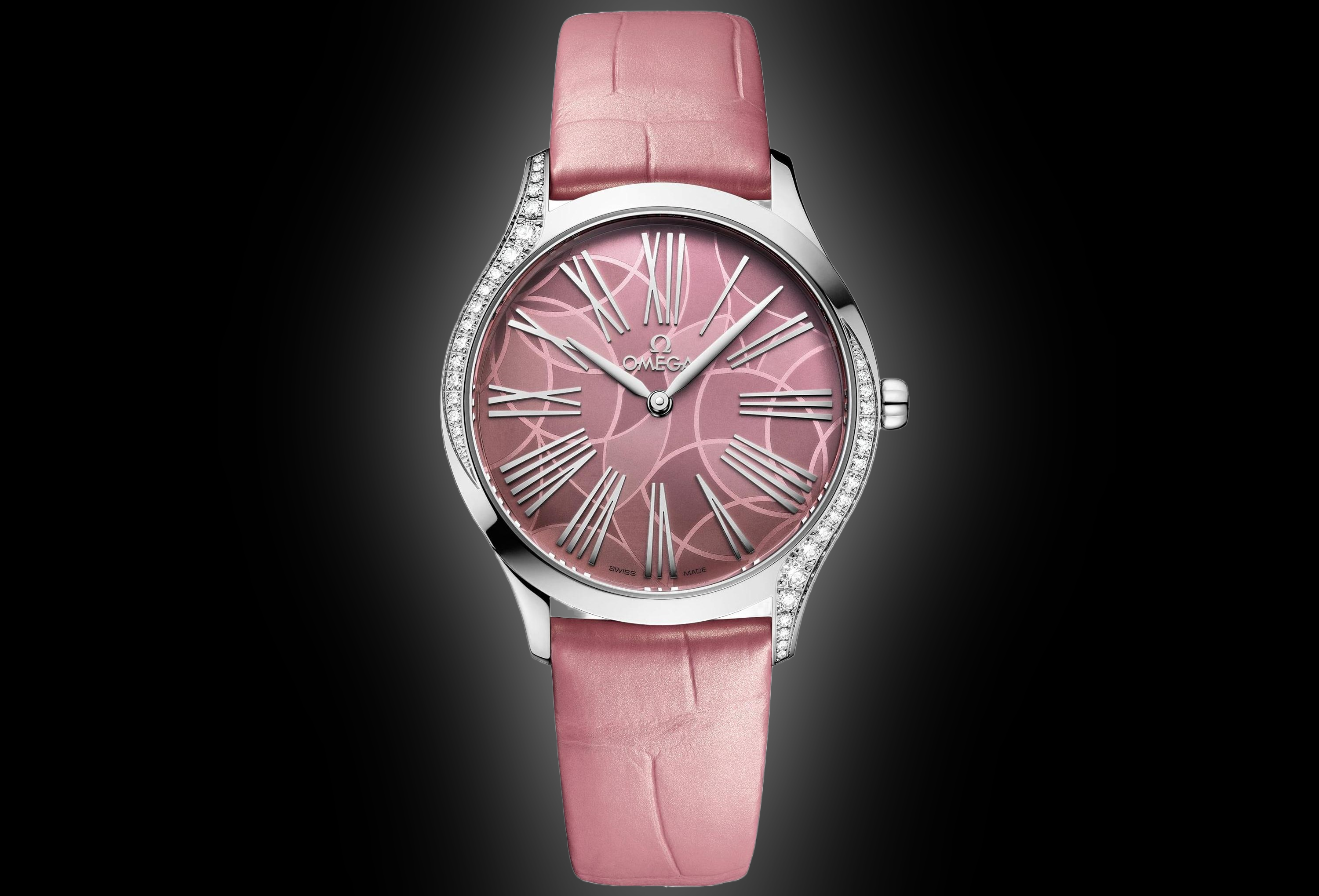 Omega De Ville Trésor 428.18 Pink Dial, Stainless Steel, 36.0 mm