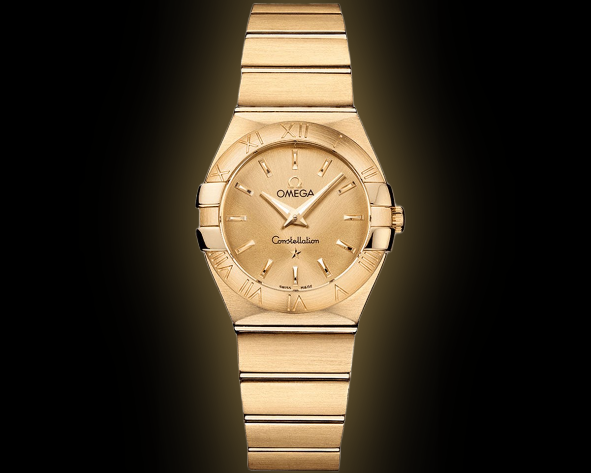 Omega De Ville Trésor 428.58 Yellow Dial, 18K Moonshine™ Gold