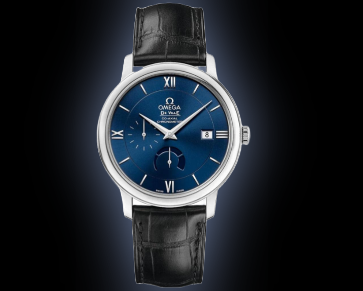 Omega De Ville Prestige Black Dial, Stainless Steel,