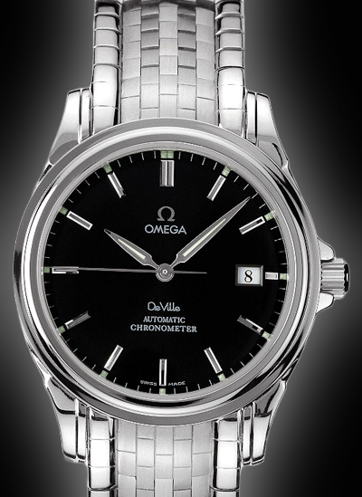 【即日発送】OMEGA Deville Automatic Omega De Ville 37.5 4531.50 Black Dial, Stainless Steel, Self