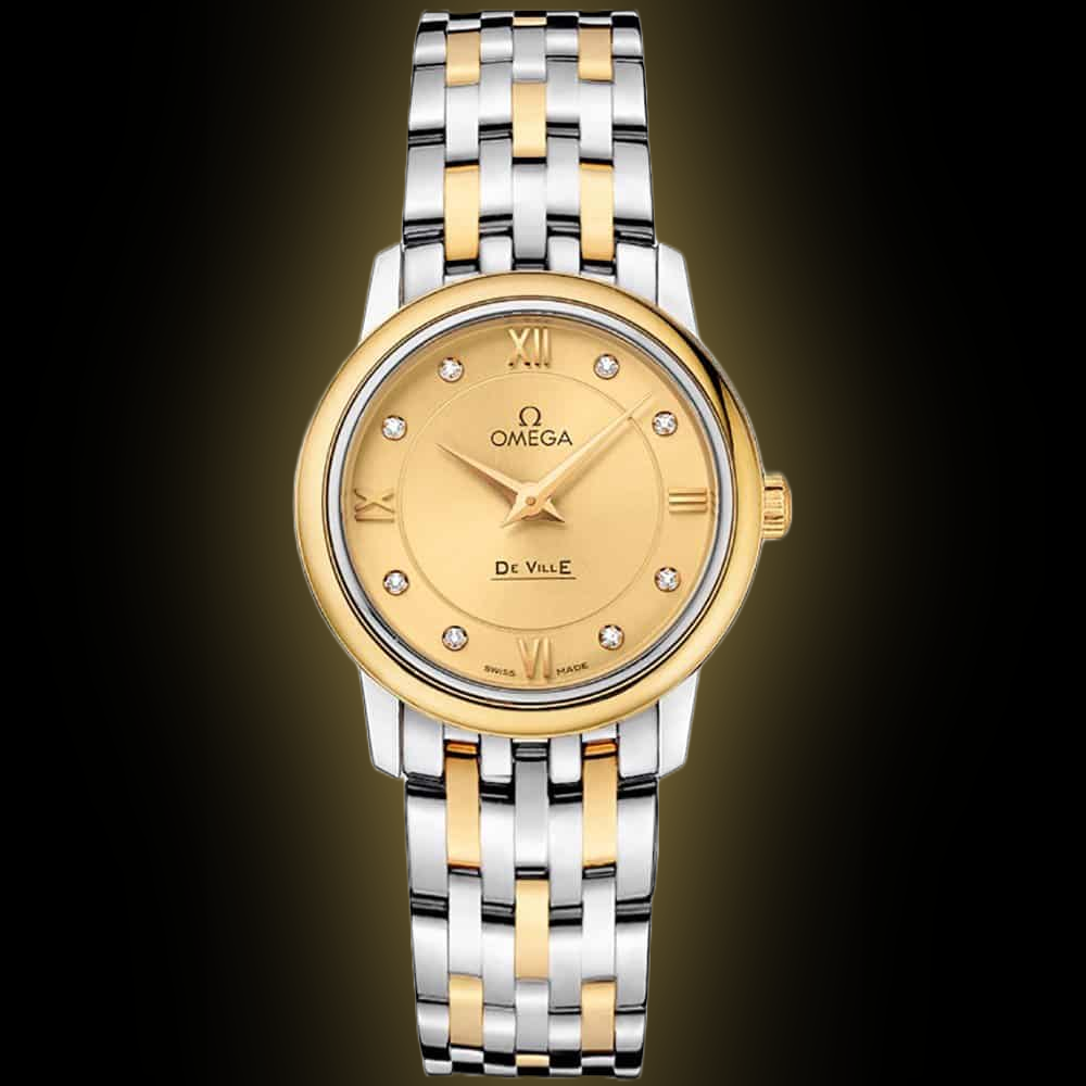 Omega De Ville Prestige 424.20 Champagne Dial, Stainless  display picture 1