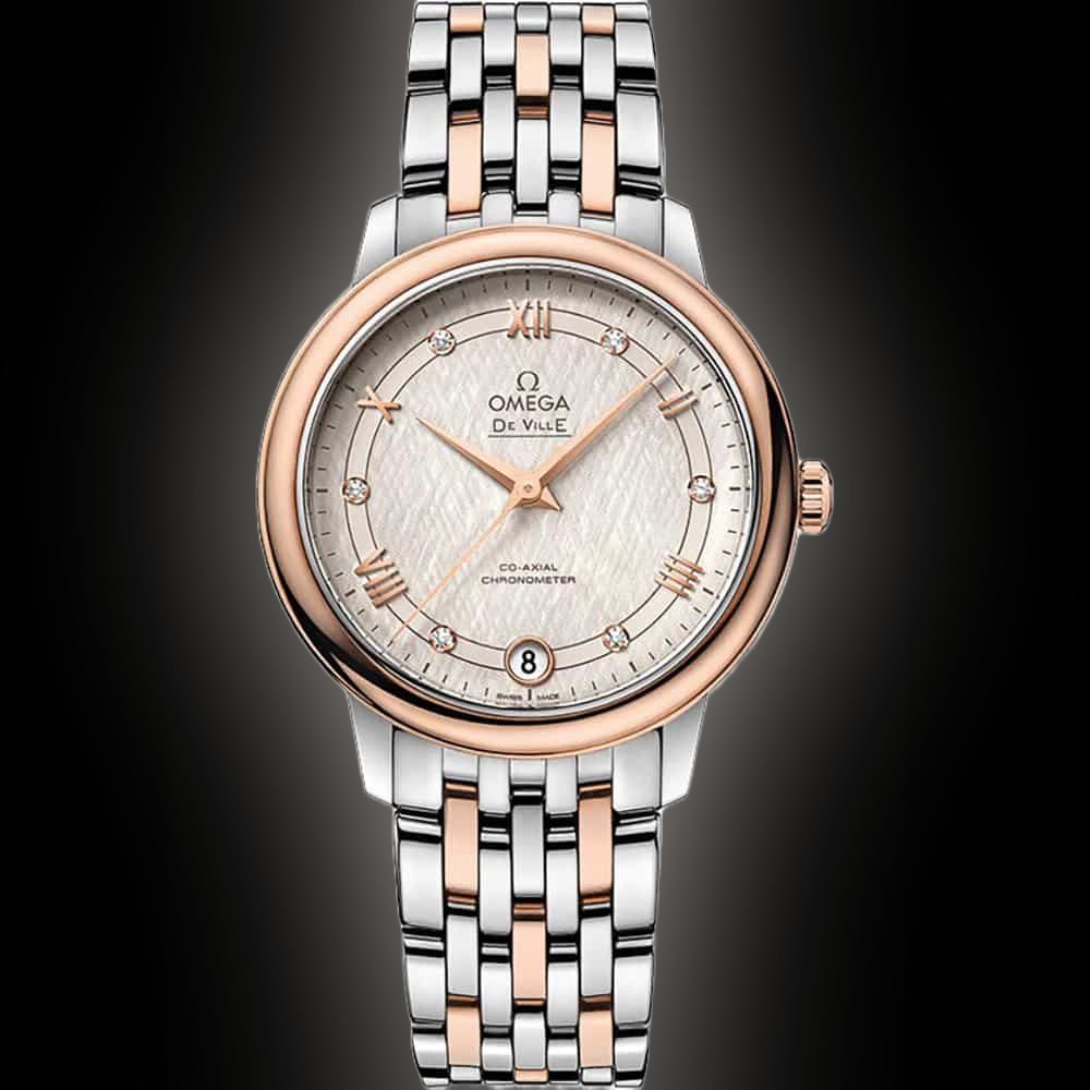 Omega De Ville Prestige Grey Dial, Stainless Steel, mm