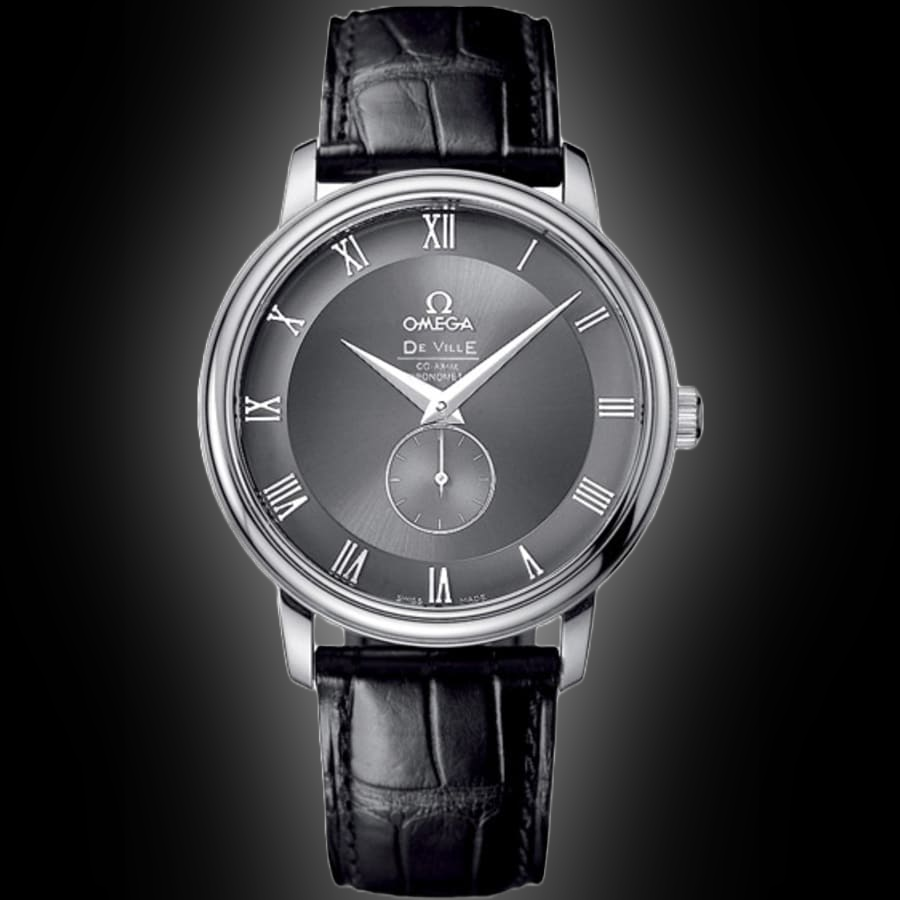 Omega De Ville Prestige 4813.40 Grey Dial, Stainless Steel  display picture 3