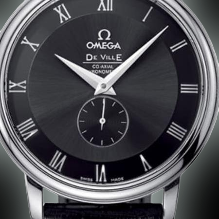 Omega De Ville Prestige 4813.50 Black Dial, Stainless Steel, 39.0