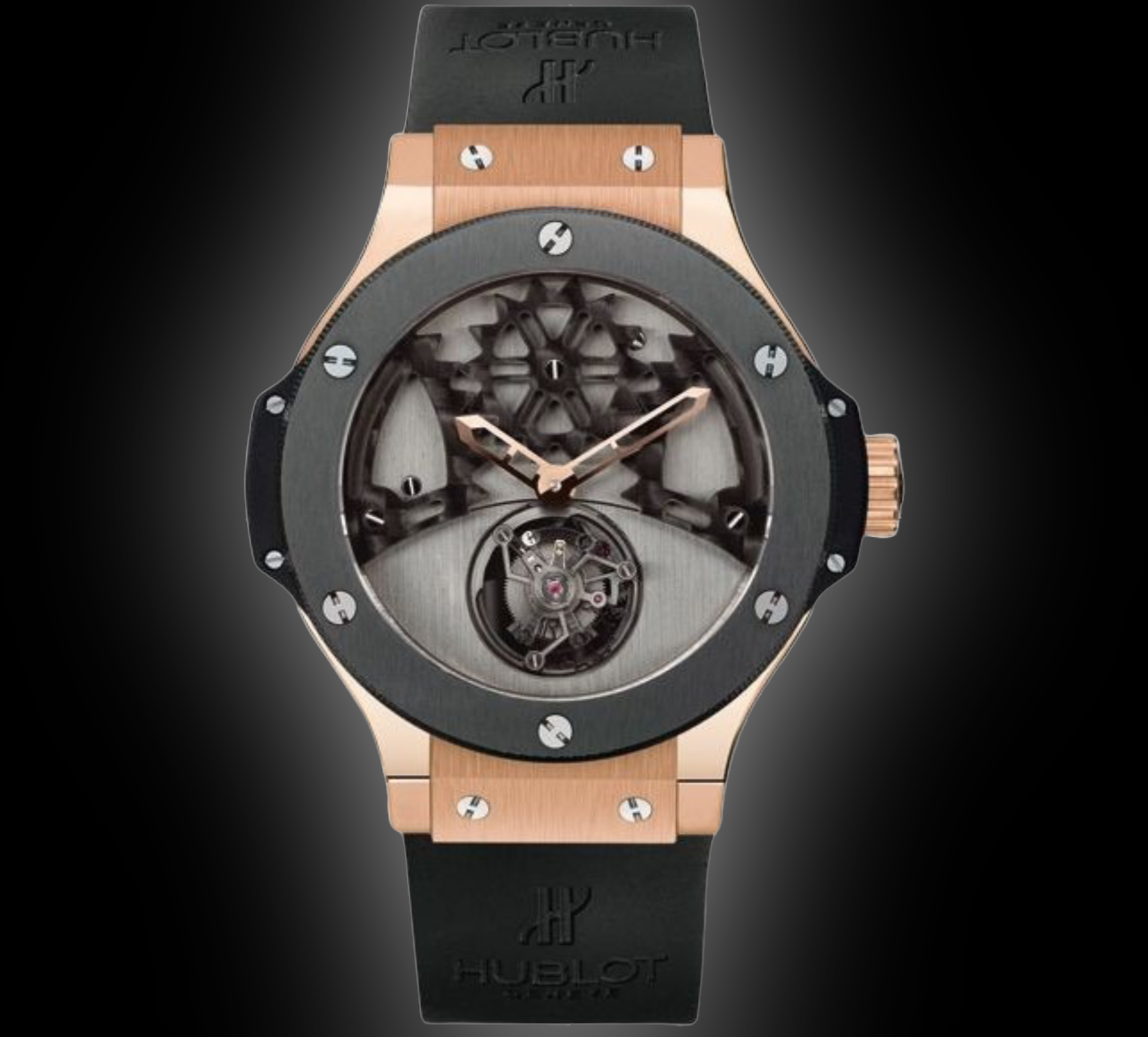 Hublot Big Bang 305.PM Black Dial, 18kt Rose Gold, 44.0 mm