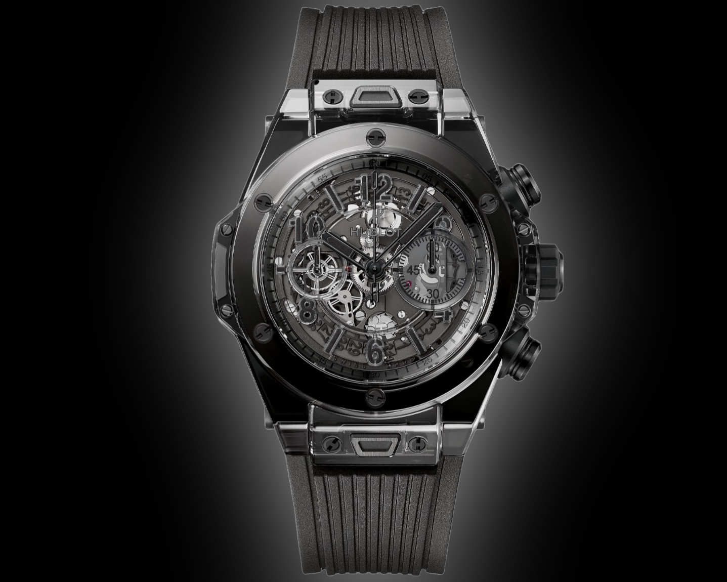 Hublot Big Bang Unico Black Dial, Sapphire Crystal, mm