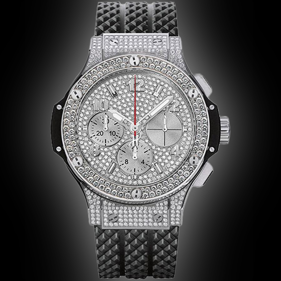 Hublot Big Bang 41 Diamonds Dial, Stainless Steel, mm