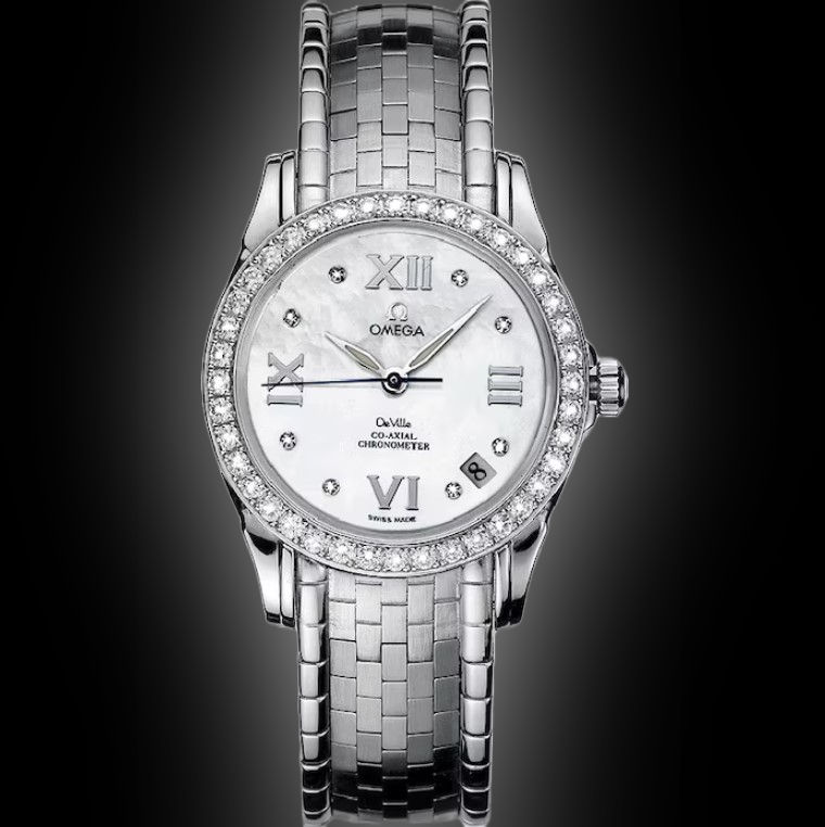 オメガ OMEGA DE VILLE Omega De Ville 32.5 4586.75 White Dial, Stainless Steel, 31.1 mm