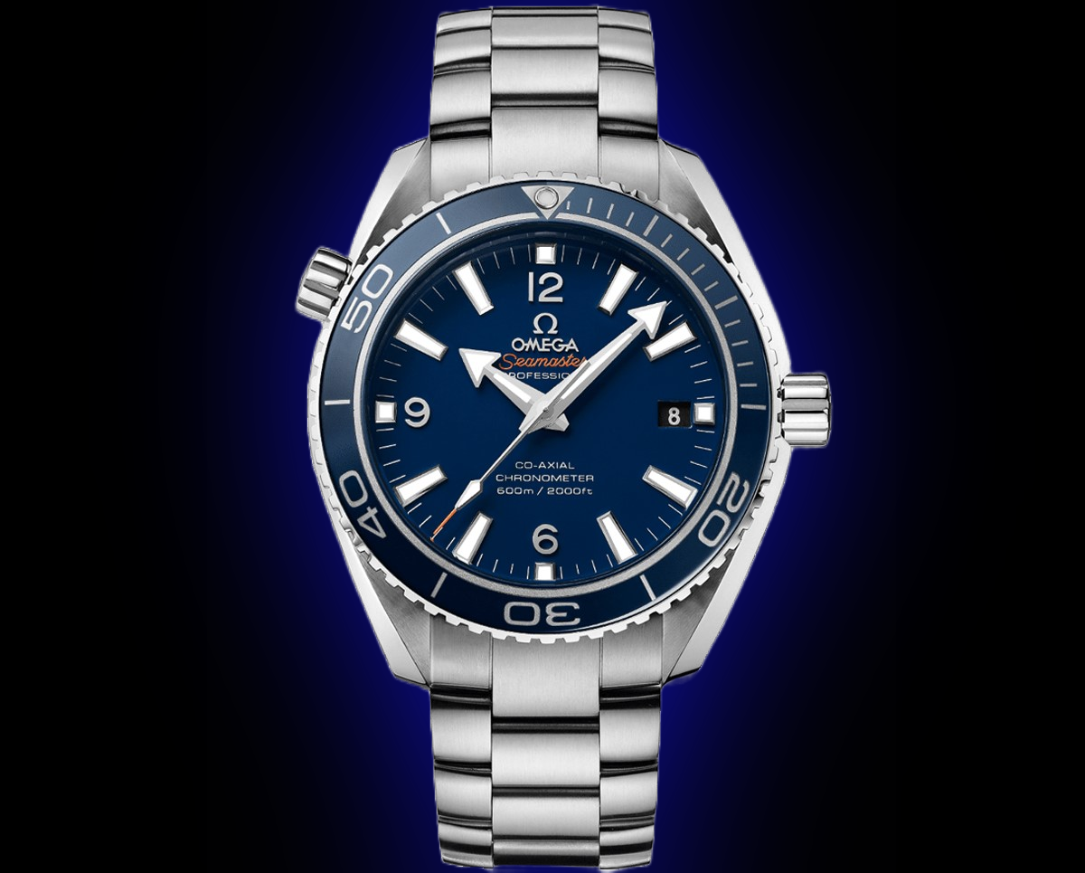 Omega Seamaster Planet Ocean 6000M Blue Dial, Titanium