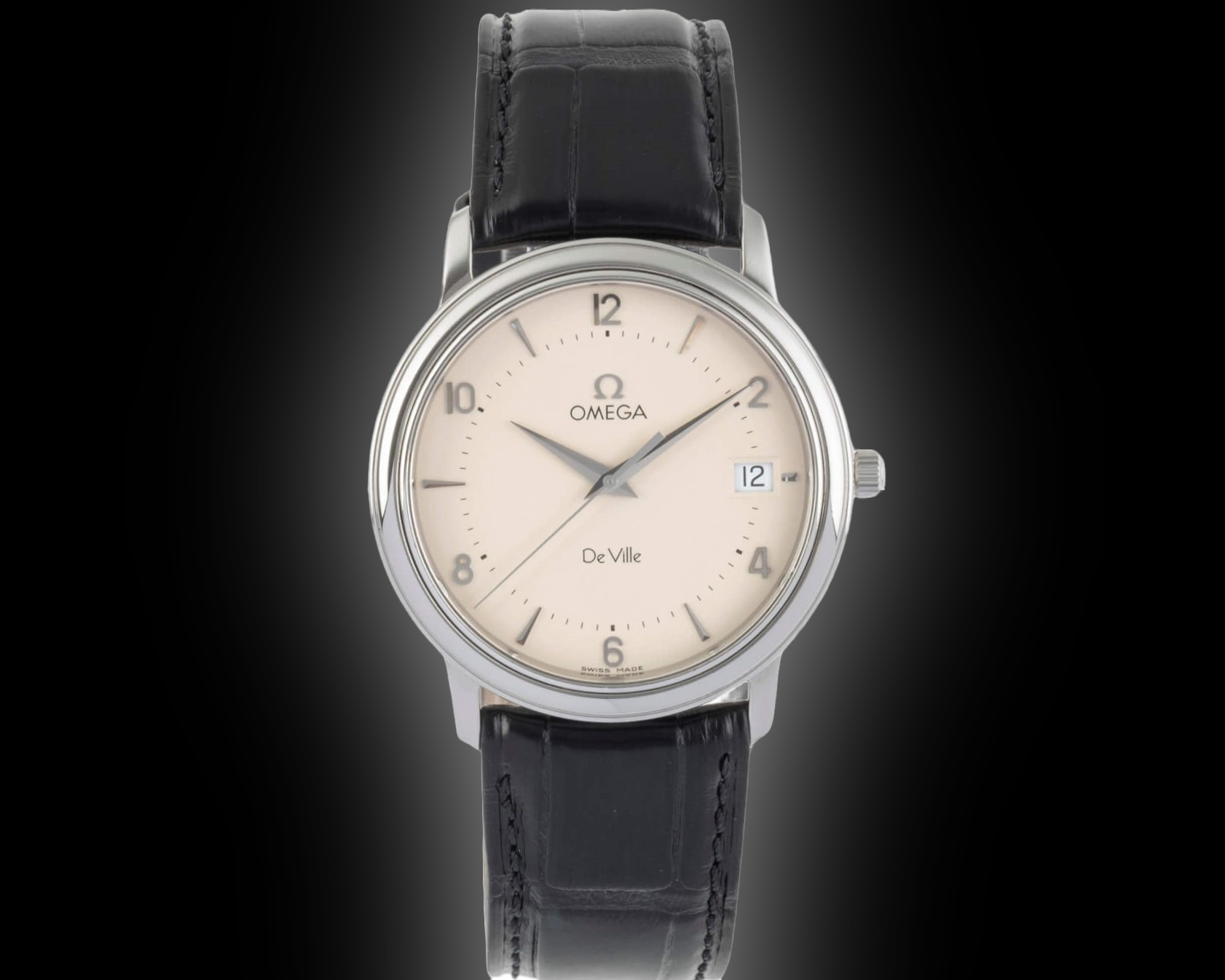 Omega De Ville Prestige 4810.30 Silver Dial, Stainless Steel, 34.4